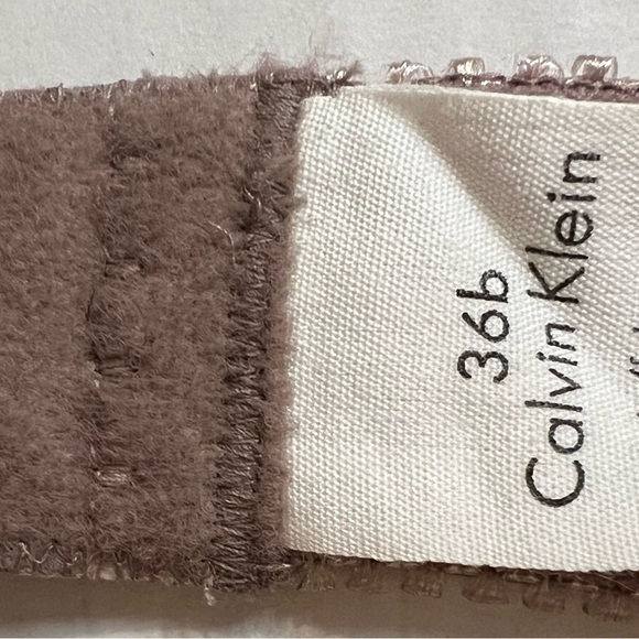 NWT bra and string bikini set, 36B & string bikini L in a beautiful dusty rose. - Picture 7 of 7